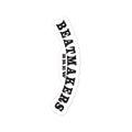 Beatmakers Brew Logo Vinyl Decal by Sketchy Nature, 3 × 4-inch size, black Beatmakers Brew lettering